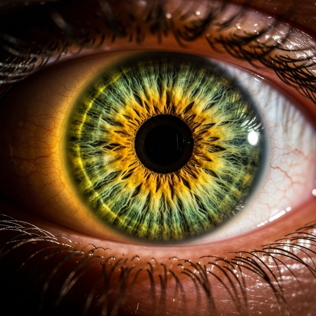 Wedding iris portraits